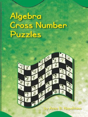cover image of Algebra Cross Number Puzzles